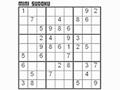 Mini Sudoku, et mängida online