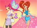 Winx Club Kleit Up Stella, et mängida online